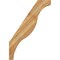 Ekena Millwork 6"W x 28"D x 40"H Funston Rough Sawn Knee Brace, Western Red Cedar BRC06X28X40FST00RWR - alternate 3